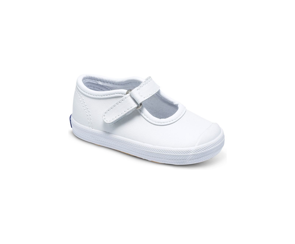 Slip Ons Keds Niños Blancas - Champion Toe Cap Mj - 231-HOZBNW